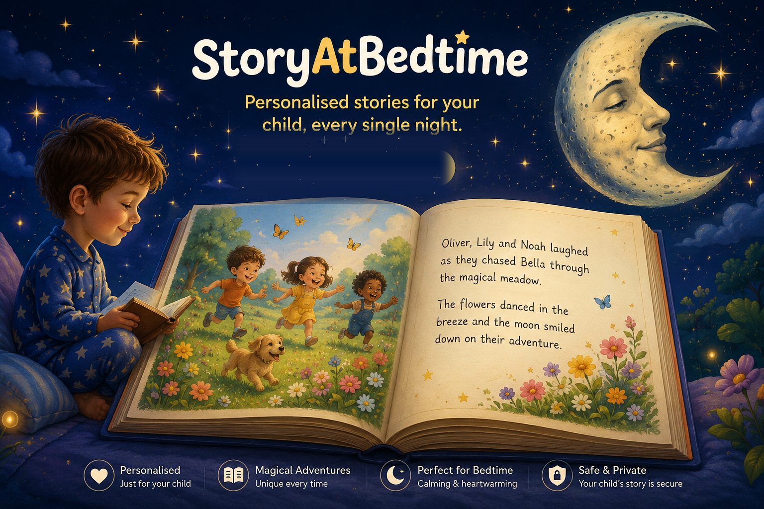 Story At Bedtime hero artwork
