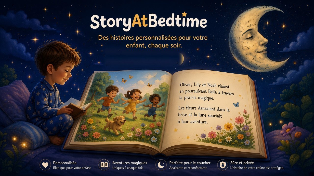 Illustration Story At Bedtime